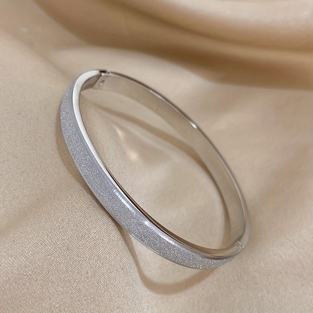 Stainless Steel Bracelet Bangle Waterproof Cuff Bracelet